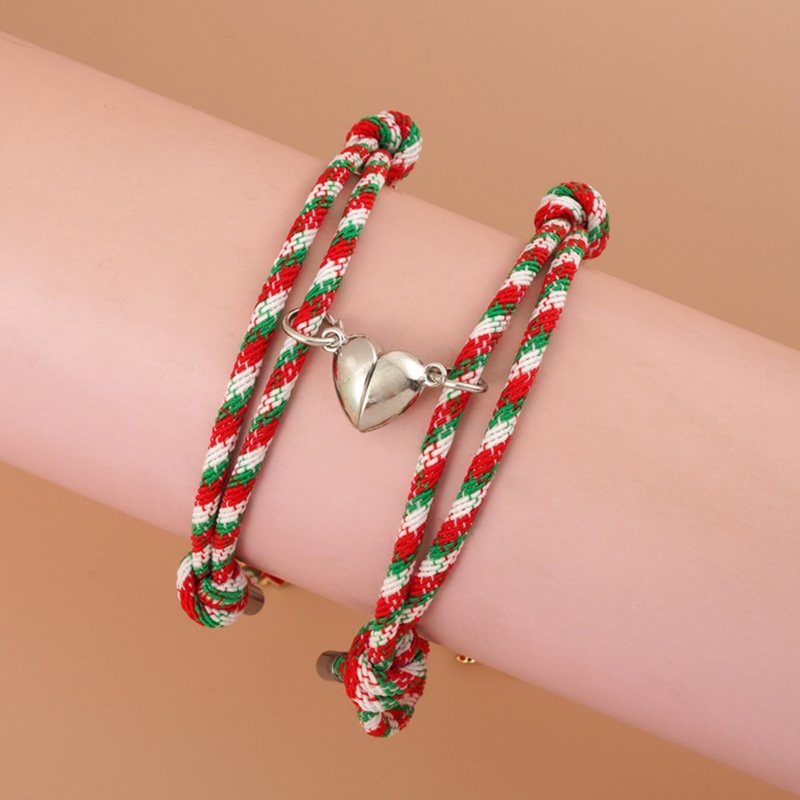 Vòng Tay Nam Châm Hình Cây Thông / Người Tuyết / Ông Già Noel Dễ Thương Cho Bạn Nữ