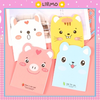 Sổ tay dễ thương bìa mềm ghi chú cute mini LIVIMO ST05