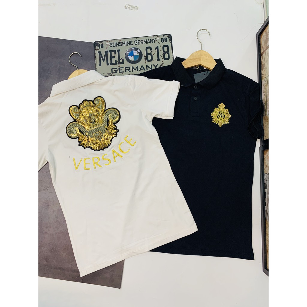 Áo thun nam polo tay ngắn có cổ kim sa đại bàng cao cấp mẫu mới nhất AHFASHION | BigBuy360 - bigbuy360.vn