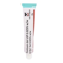 Tretinoin Aret 0.1%, 0.05%, 0.025%, Gel giúp giảm mụn sáng da chống lão hóa