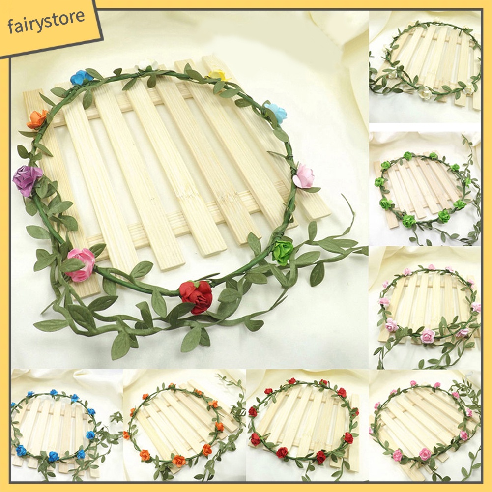 Vòng hoa phong cách boho thời trang dành cho cô dâu