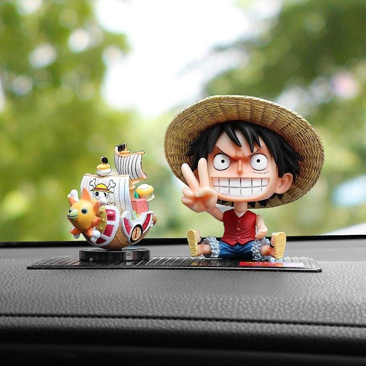 Phụ Kiện Trang Trí Nội Thất Xe Hơi Hình Nhân Vật Luffy Trong One Piece