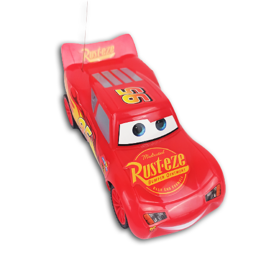 Ô tô đồ chơi điều khiển từ xa mô hình xe đua Disney Cars Lightning McQueen màu đỏ chạy pin cho bé trai