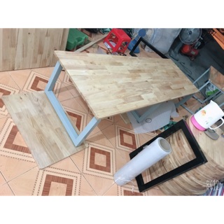 Bàn xếp chân sắt gập 50*1m*35