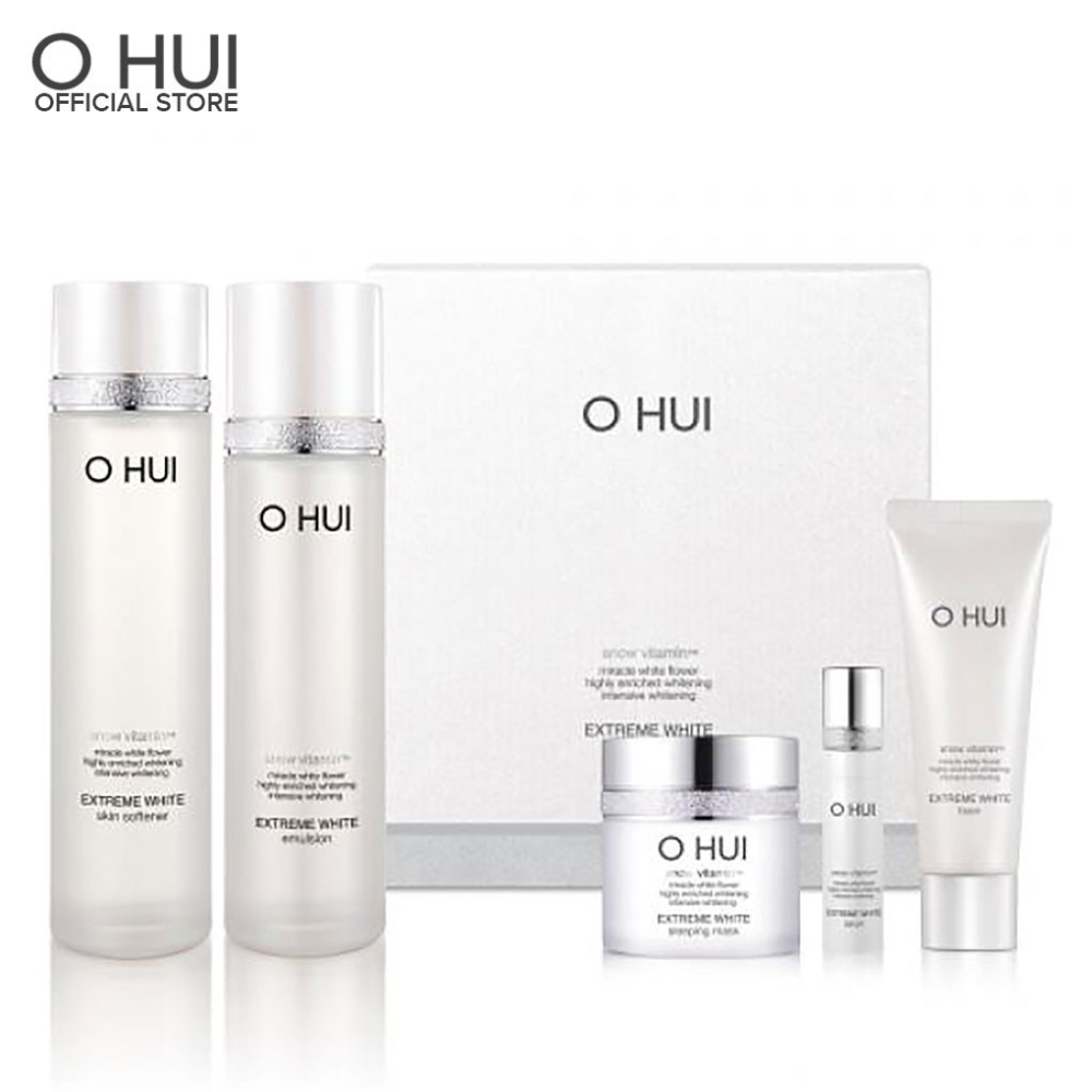 Bộ Dưỡng Trắng 5 Món OHUI Extreme White 5pcs 90ml | BigBuy360 - bigbuy360.vn