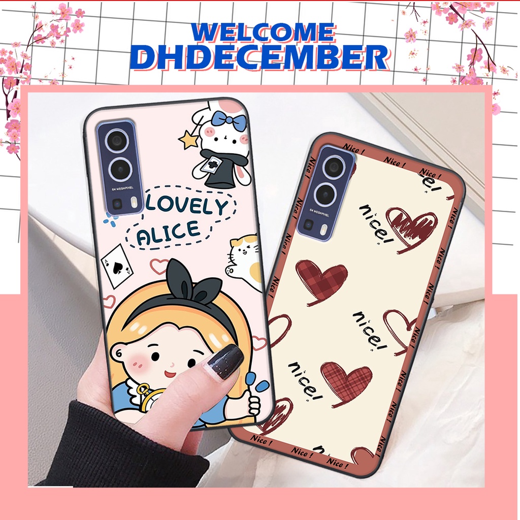 Ốp lưng Vivo Y72 in hình nice ,good luck happy ốp xinh viền dẻo đẹp chất