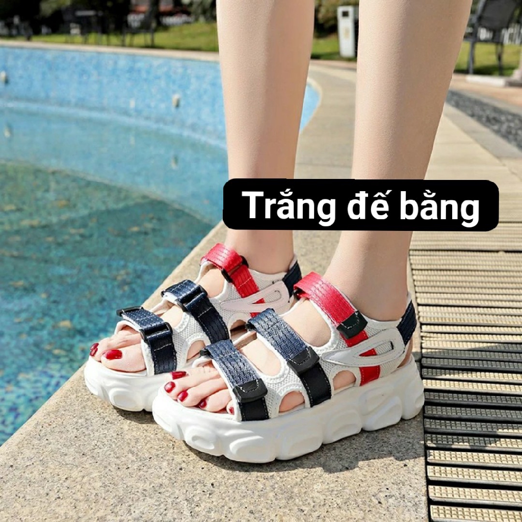 Sandal nữ xuân hè SDFL đế cao 2 màu