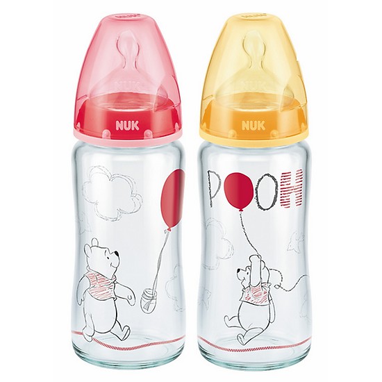 BÌNH SỮA NUK DISNEY THỦY TINH (120ML/240ML)