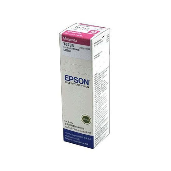 Lọ mực chính hãng Epson 673 (C13T673300) đỏ dùng cho máy in Epson L805/L1800