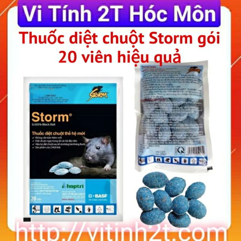 Thuốc Diệt Chuột STORM - gói 20 viên