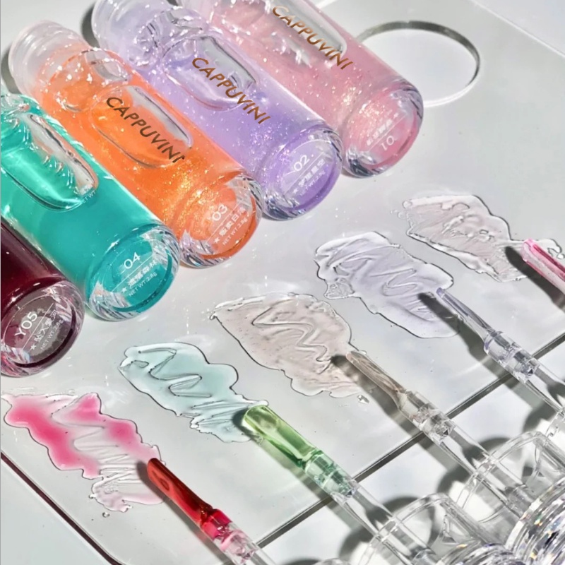 [Hàng mới về] Son Bóng Cappuvini Trong Suốt Ánh Ngọc Trai Nhẹ Nhàng Quyến Rũ