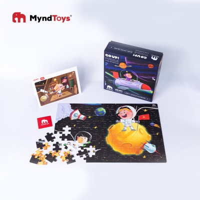 Đồ chơi giáo dục, bộ Xếp Hình MyndToys GO UP! Puzzle Level 5 - Luna Adventure Series P - Cuộc Du Hành Vũ Trụ