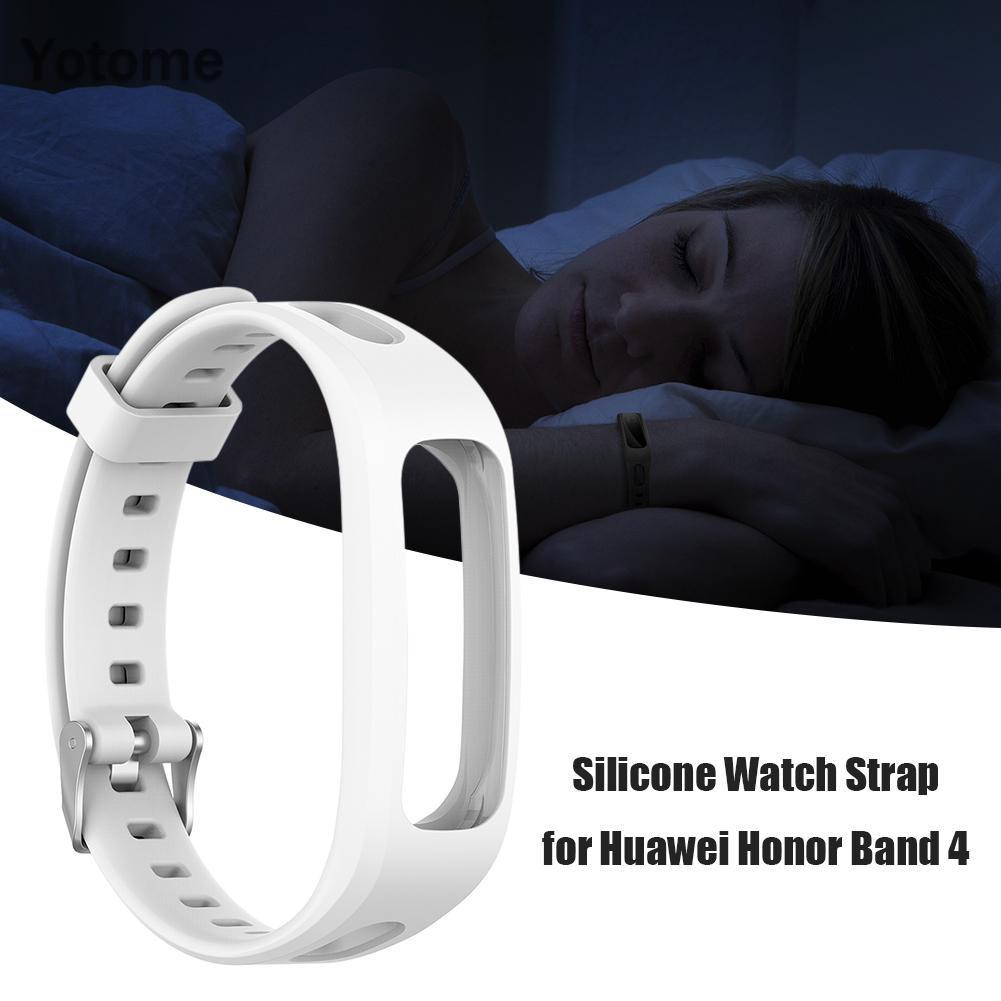 Dây Đeo Silicon Thay Thế Cho Đồng Hồ Thông Minh Huawei Honor 4 Running Version / Huawei Band 3e