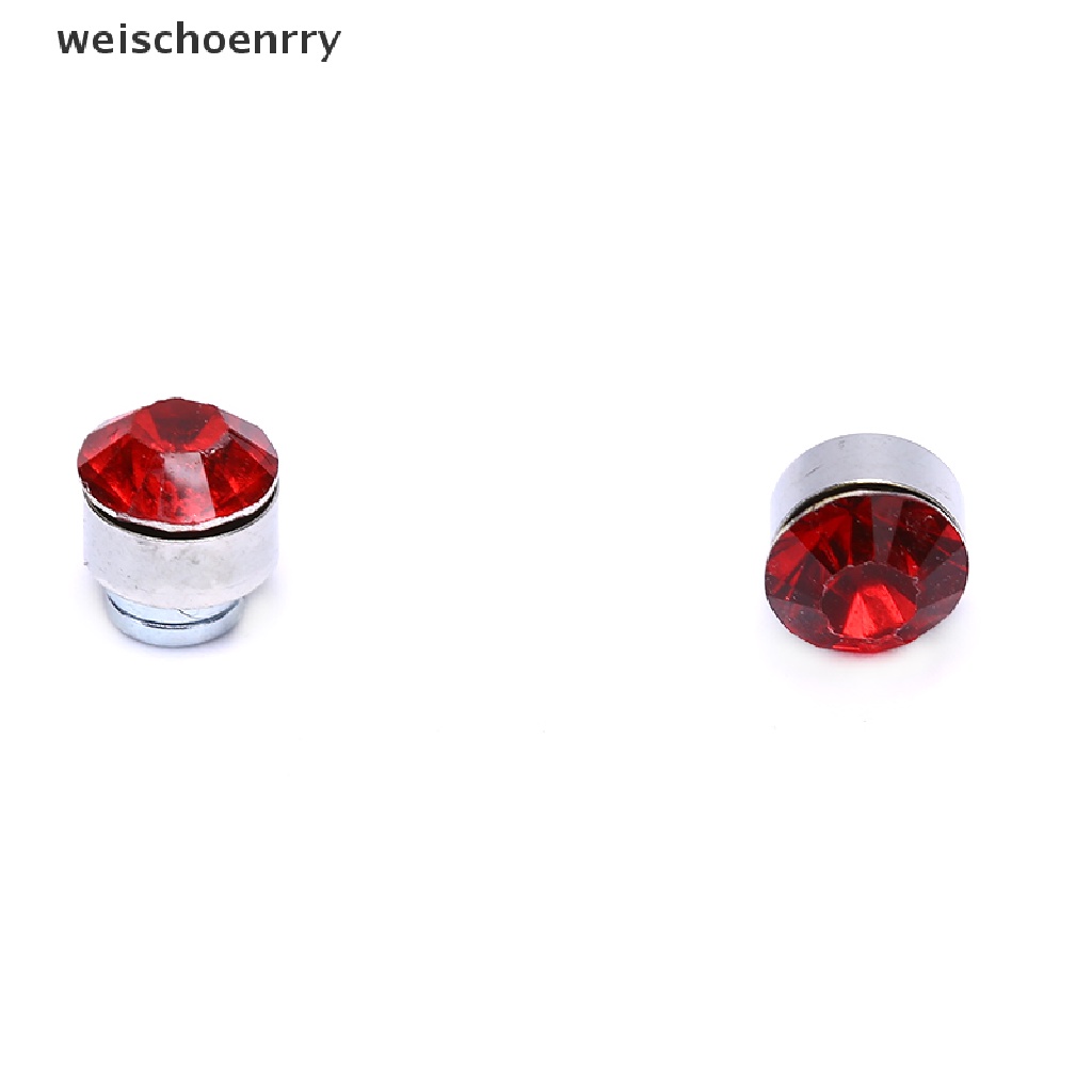 Set 24 khuyên tai tròn từ tính không cần bấm lỗ đính đá tùy chọn kích thước