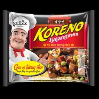 Combo 12 gói mì trộn tương đen Korenojjajangmen 115g