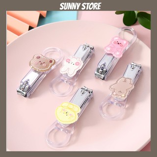 Cắt móng tay mini trong suốt họa tiết dễ thương SUNNYSTORE