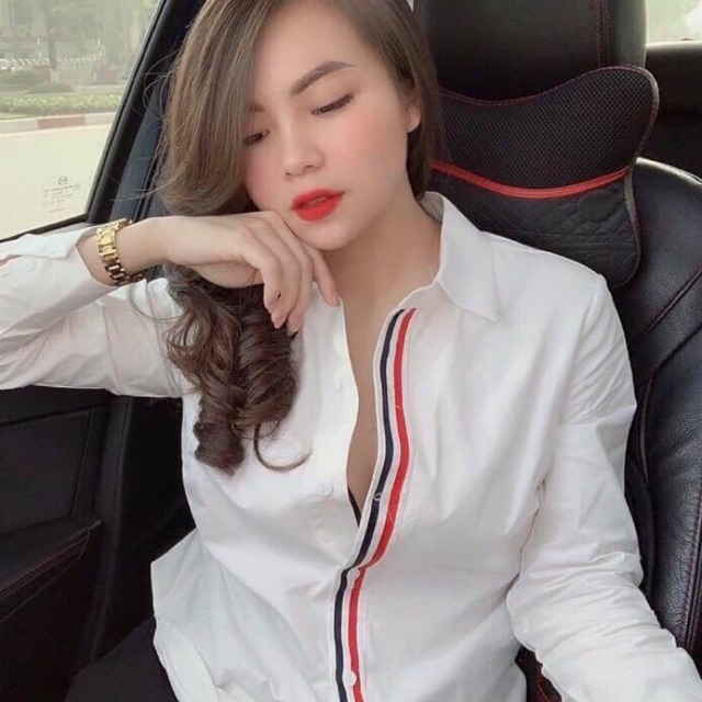 Sơmi quốc dân- trắng chuẩn đẹp Chất đầu vụ sờ me ly nha khách Hàng 3 size S M L Lẻ #129k Sỉ ib