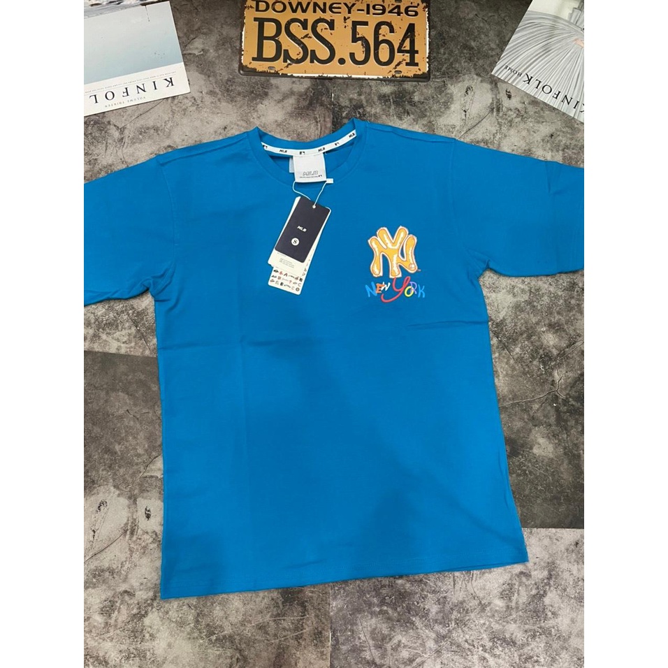 Áo Thun Unisex Chất Cotton 100% Màu Trắng/Đen/Hồng/Xanh Lam/Xanh Mint