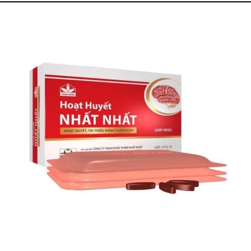 Chính Hãng - Hoạt Huyết Nhất Nhất hộp 30 viên