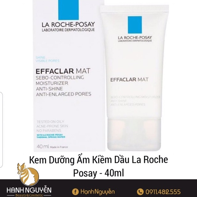 Kem Dưỡng Kiềm Dầu La Roche Posay Effaclar Mat - 40ml