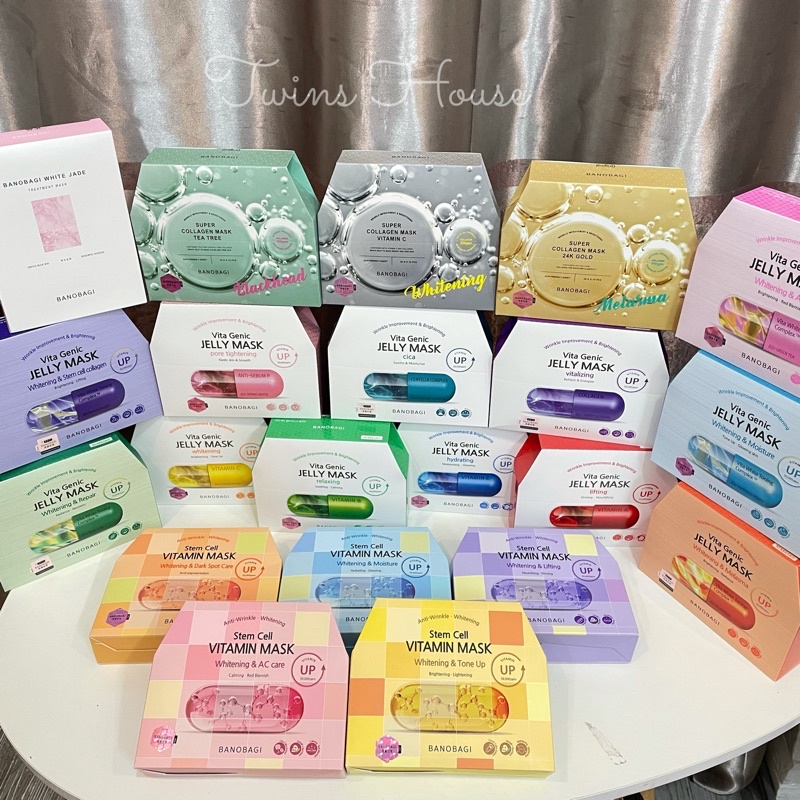 [1 HỘP] mặt nạ Banobagi Jelly Mask mẫu mới 2018( Hàng có bill)