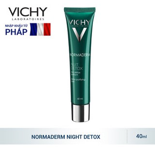 VICHY- GEL GIÚP SE KHÍT LỖ CHÂN LÔNG, THANH LỌC ĐỘC TỐ BAN ĐÊM 40ML- NORMADERM NIGHT DETOX 40ML