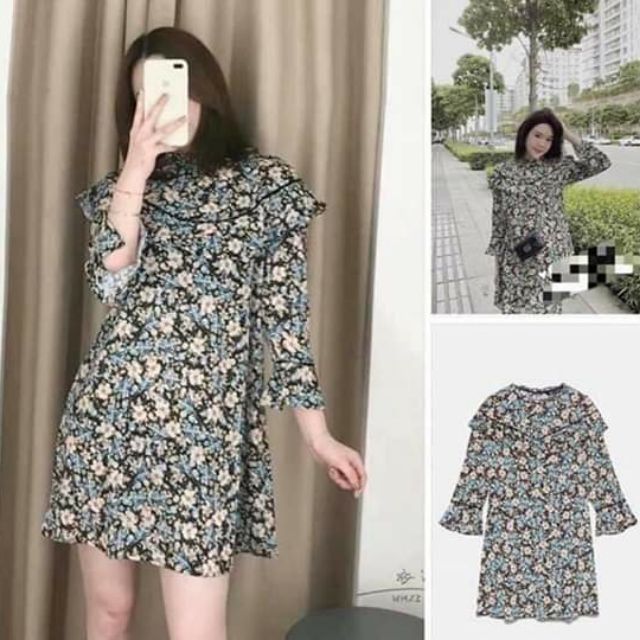 Váy hoa zara chuẩn auth hãng ship thiếu tag