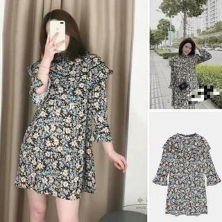 Váy hoa zara chuẩn auth hãng ship thiếu tag