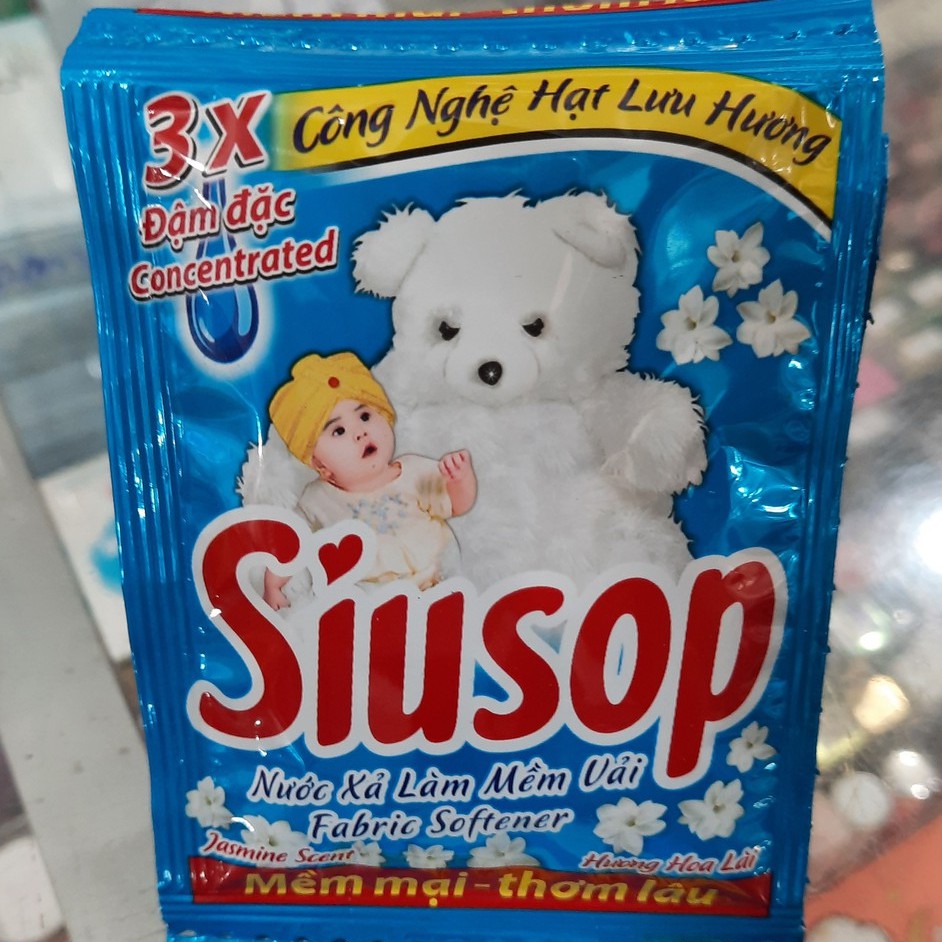 Nước xả vải Siusop hương hoa Lài dây 30ml x 10 gói/1 dây