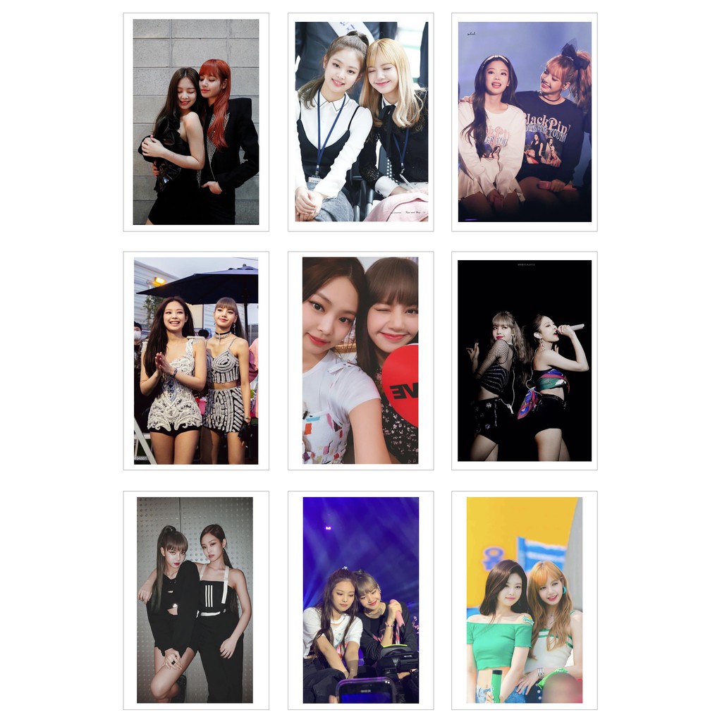 Lomo Card Ảnh JENLISA ( Jennie &amp; Lisa) - BLACKPINK ( 36 ảnh)