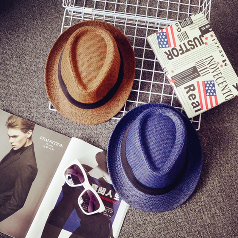 Nón Panama Chống Nắng Thoáng Khí Thời Trang Xuân Hè Cho Bé Trai