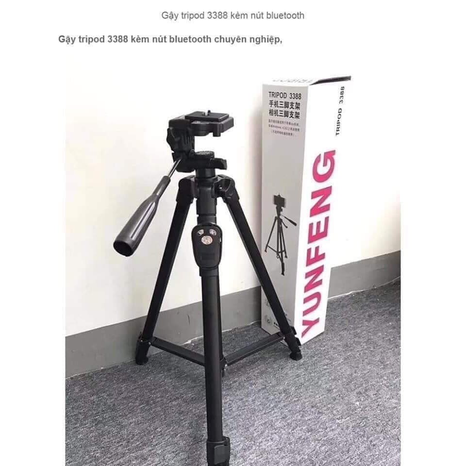 Gậy Chụp Ảnh Tự Sướng Tripod 3388 Sefie Tuyệt Đỉnh Mua Kèm Remote siêu tiện dụng