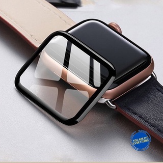 Kính cường lực 3D dán bảo vệ màn hình đồng hồ thông minh dành cho Apple Watch 38mm 42mm 40mm 44mm