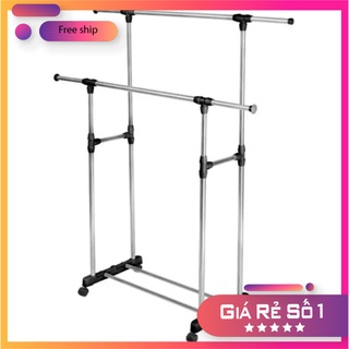 -sào phơi inox chắc chắn cao cấp-cây phơi đồ inox, sào phơi đồ-giá treo quần áo bằng inox