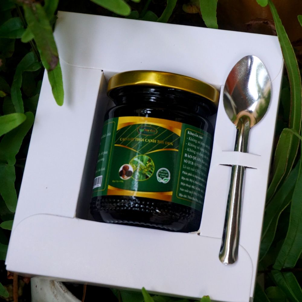 Viên thìa canh cao thìa canh tỏi đen hỗ trợ hạ và ổn định đường huyết, ngưng biến chứng của tiểu đường lọ 120g