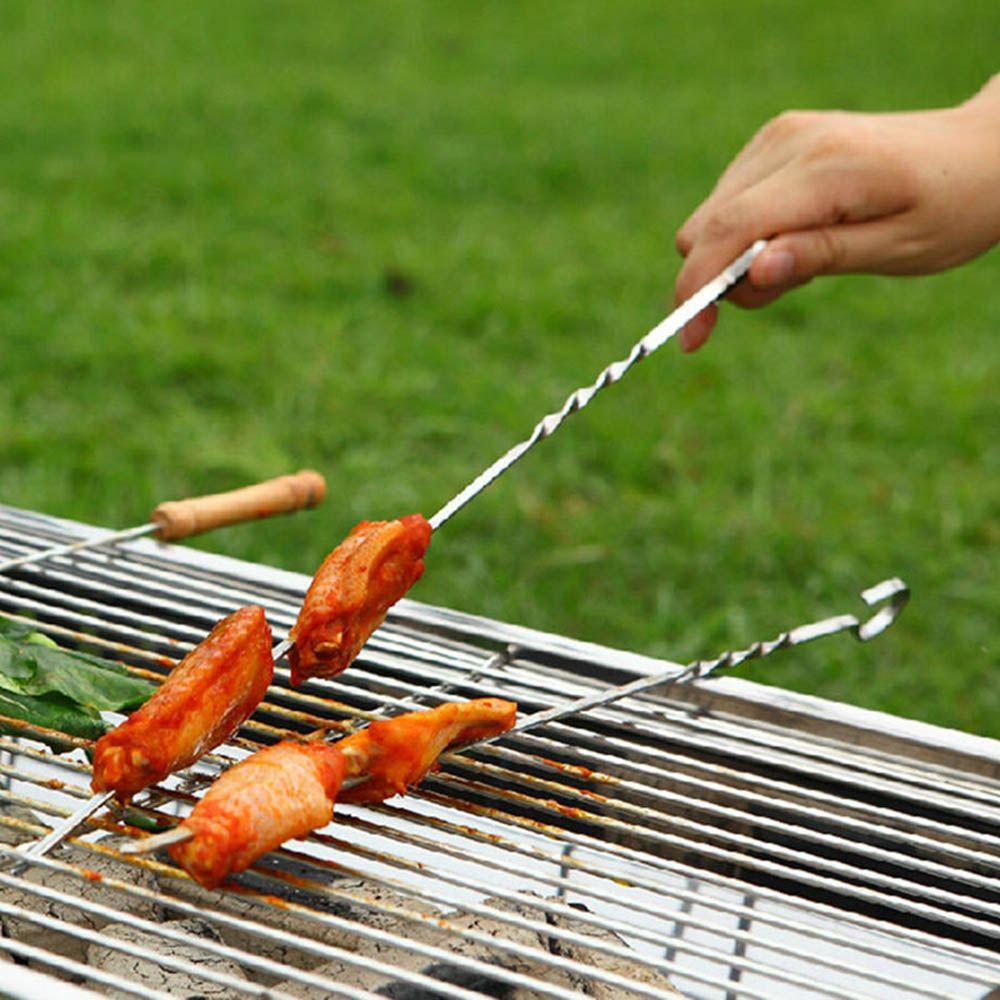 Xiên Nướng Thịt Bbq Đầu Phẳng Sáng Tạo