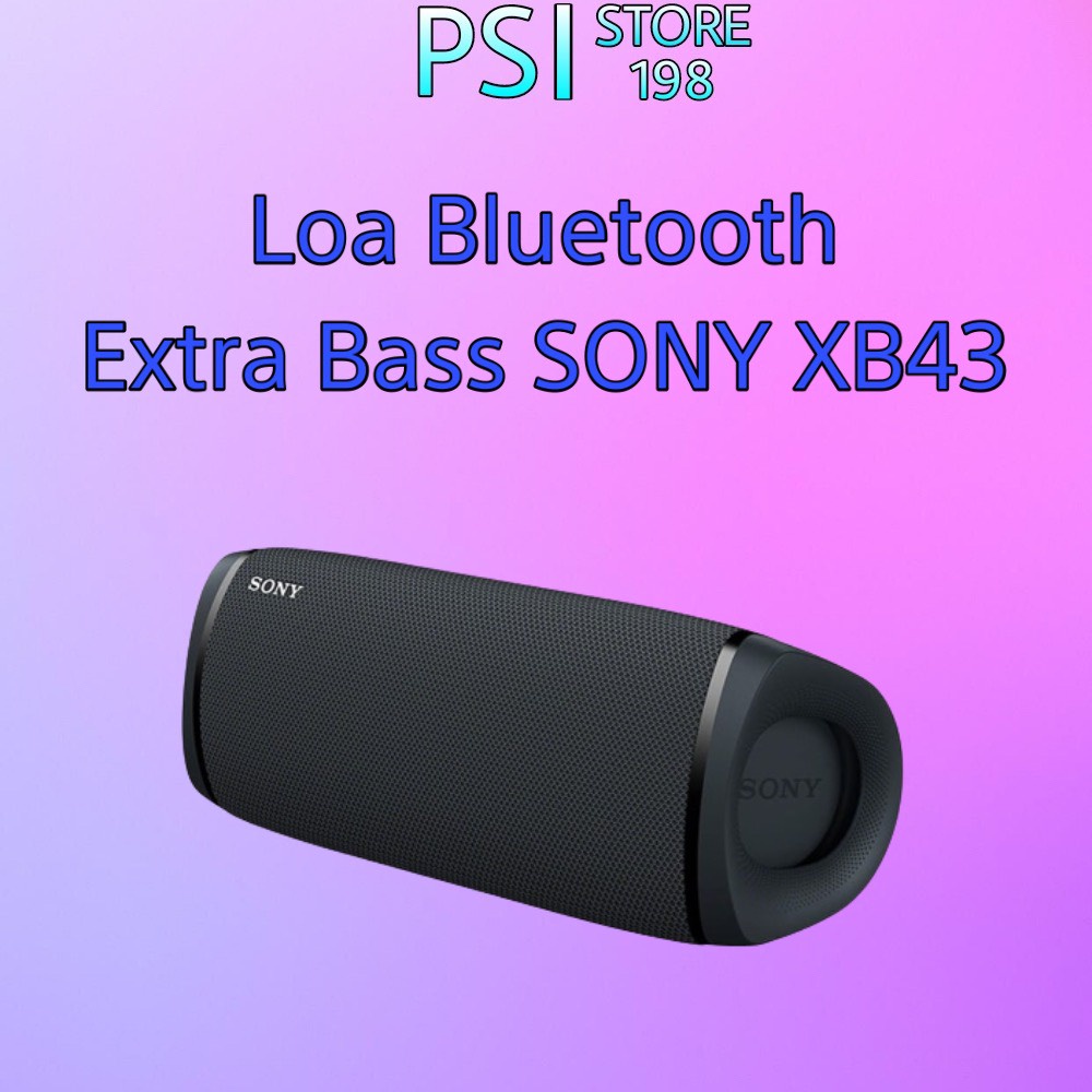 NEW - FULL BOX - Loa di động Sony SRS-XB43 với EXTRA BASS