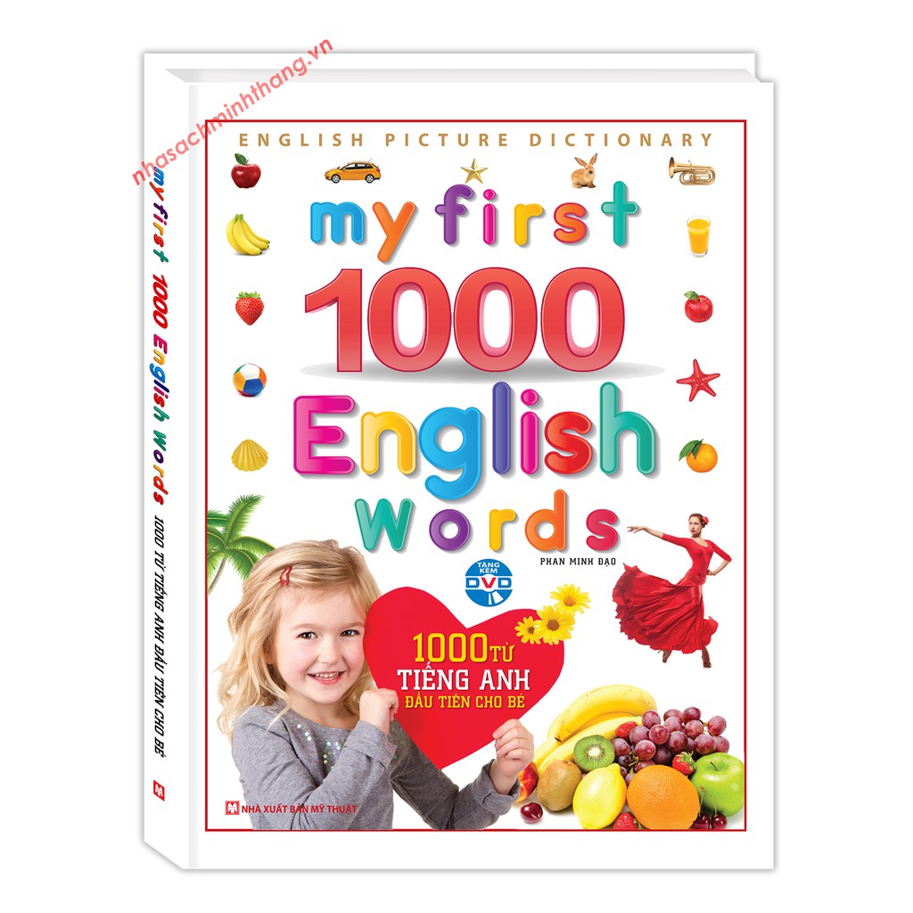 Sách - My first 1000 english words (tặng kèm CD)