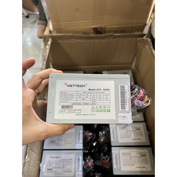 Nguồn   máy tính văn phòng Cmaster S550  Fan 12cm NEW + kèm dây nguồn