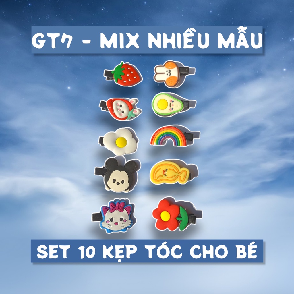 SET 10 Kẹp Tóc Siêu Xinh Mã #KT_01 [CÓ CHỌN MẪU]