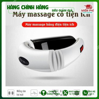 [Đơn 50K FreeShip] MÁY NECK MASSAGE - trị liệu đau cổ vay gáy cao cấp 6 cấp độ rung [BH 6 THÁNG] G134