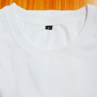 Áo thun trơn(cotton dày, mịn) màu trắng size S