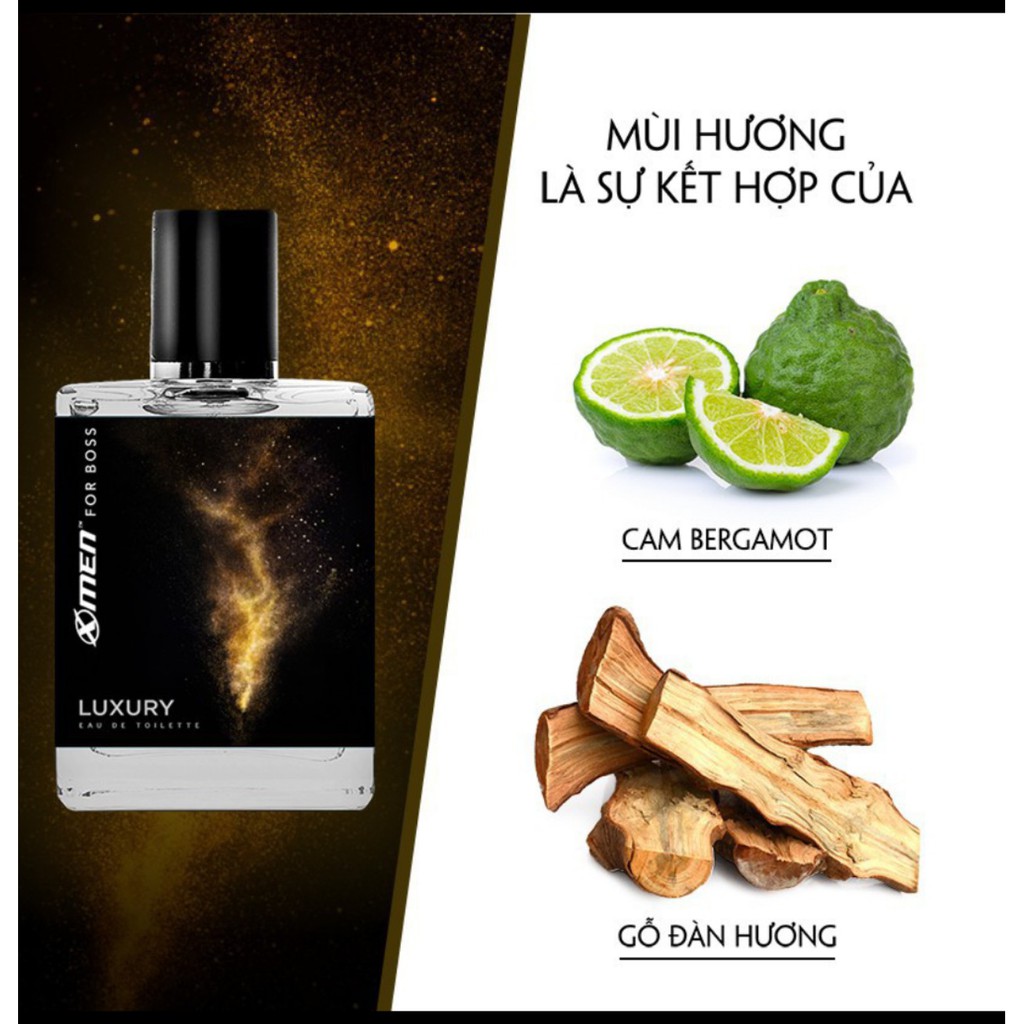 [Chính hãng]Nước Hoa Xmen For Boss 49ml Mùi Intense/Motion/Luxury