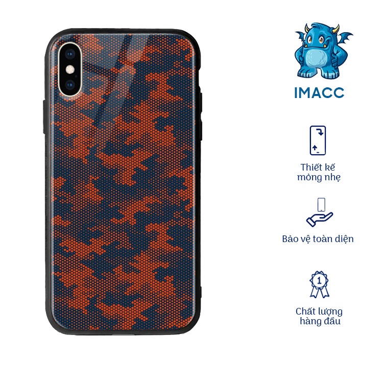 ốp chống ố vàng rằn ri cao cấp imacc iphone 5s/6/6plus/6s/6s plus/7/7plus/8/8plus/x/xs/xs max/11/11 promax/12/12 promax