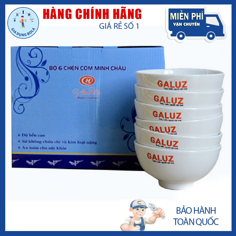 Bộ 6 Bát Sứ Galuz - Hàng Quà Tặng