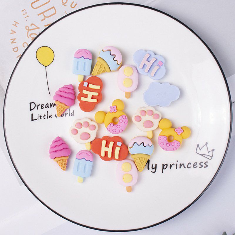 Set 4 Sticker dán trang trí cốc nước, điện thoại 3D, DIY hoạt hình