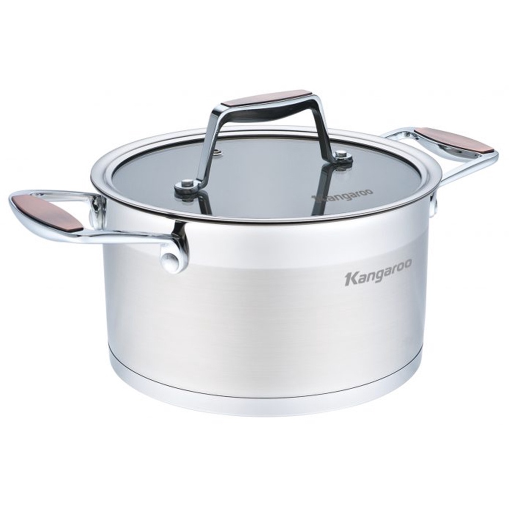 Nồi inox cao cấp 26cm 5 lớp Kangaroo KG3CS226