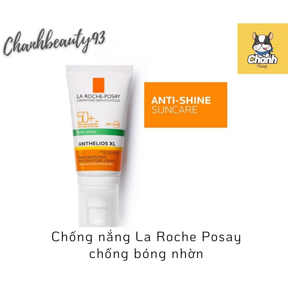 Kem Chống Nắng Kiểm Soát Dầu La Roche-Posay Anthelios XL SPF 50+ UVB &amp; UVA 50ml ( Vạch Xanh Lá )