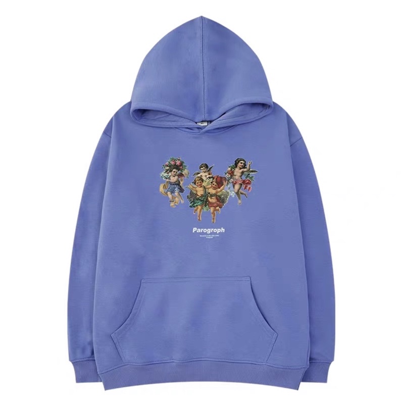 Áo hoodie nỉ lót lông cao cấp ulzzang nam nữ THIÊN THẦN -nh87