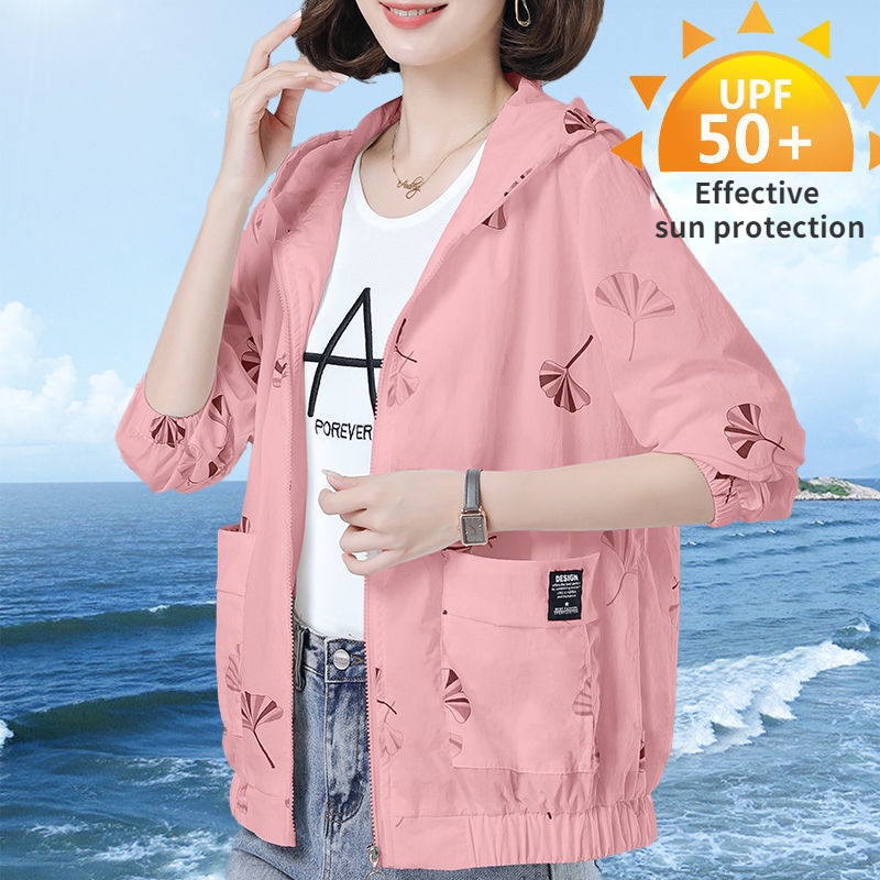 Áo Khoác Chống Nắng Tay Dài Dáng Rộng Thiết Kế Mới Cao Cấp Thời Trang Mùa Hè Cho Nữ